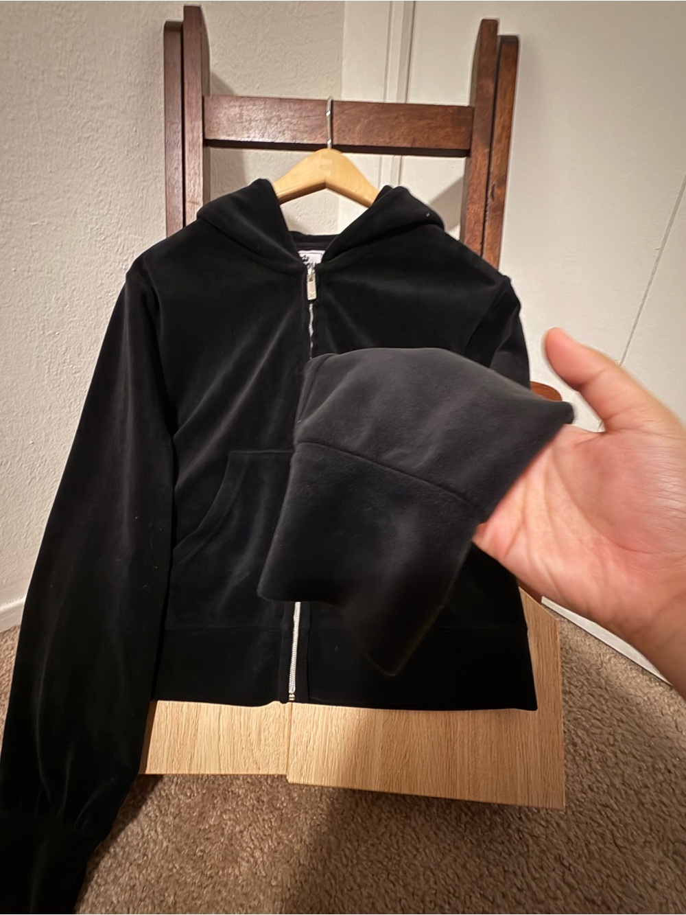 Juicy Couture Full-Zip Hooded Jacket - Picture 3 of 5